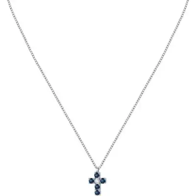 Morellato Tesori Necklace With Blue Cross SAIW216 For Women