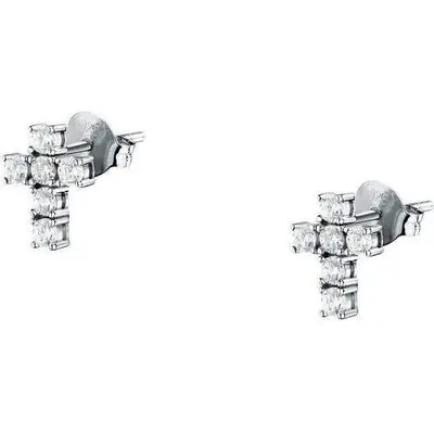 Morellato Tesori Earrings With White Cross SAIW217 For Women