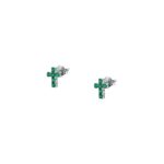 Morellato Tesori Earrings With Green Cross SAIW218 For Women