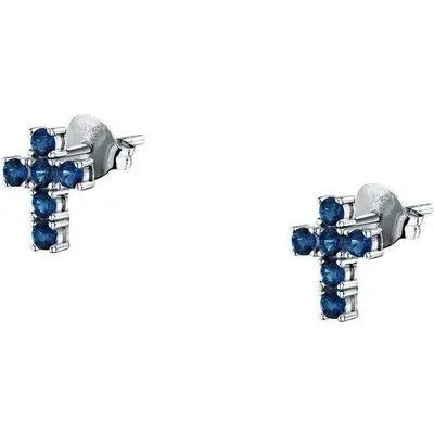 Morellato Tesori Earrings With Blue Cross SAIW219 For Women