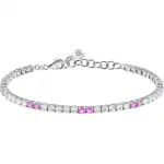 Morellato Tesori Bracelet With White And Pink Stones SAIW227 For Women