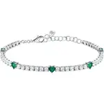 Morellato Tesori Bracelet With Green Hearts SAIW235 For Women