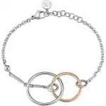 Morellato Cerchi Stainless Steel PVD Rose Gold Tone SAKM16 Women's Bracelet