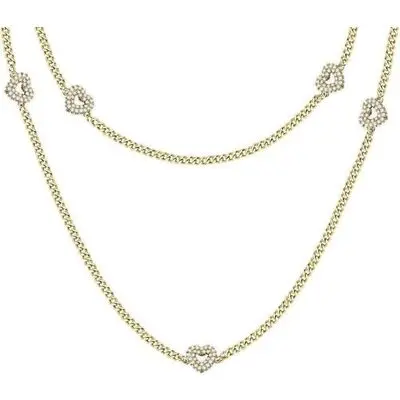 Morellato Incontri Gold Tone Stainless Steel SAUQ03 Women's Necklace