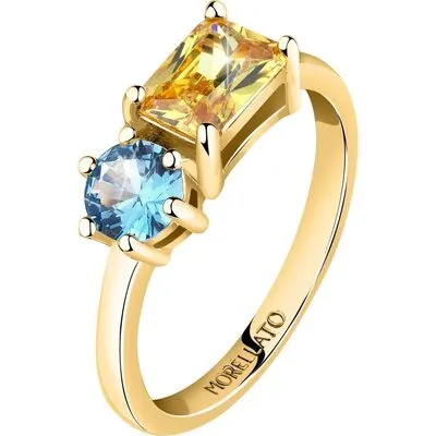 Morellato Colori Gold Tone Rhodium Plating Ring SAVY09014 For Women