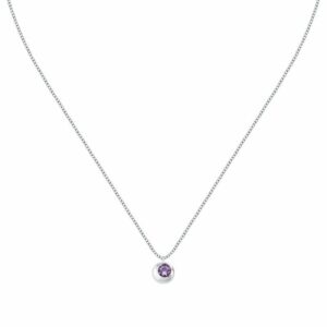 Morellato Tesori Eterni Necklace With Purple Stone SAXN07 For Women