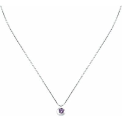Morellato Tesori Eterni Necklace With Purple Stone SAXN07 For Women