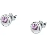 Morellato Tesori Eterni Earrings With Purple Stone SAXN20 For Women