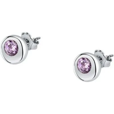 Morellato Tesori Eterni Earrings With Purple Stone SAXN20 For Women