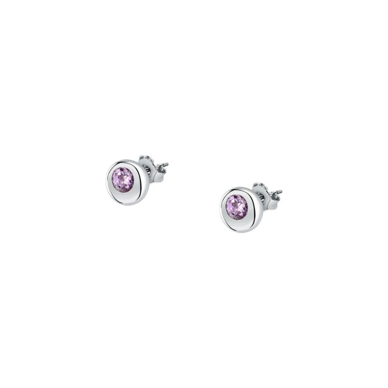 Morellato Tesori Eterni Earrings With Purple Stone SAXN20 For Women
