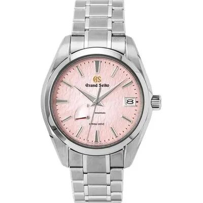 Grand Seiko Heritage Limited Edition 20th Anniversary Titanium Pink Dial Automatic SBGA497G 100M Men's Watch