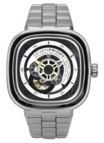 Sevenfriday P-Series NFC Black And White Open Heart Dial Automatic P1B/01M SF-P1B-01M Men's Watch