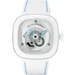 Sevenfriday P-Series Curacao Day-Night White Dial Automatic P1C/05 SF-P1C-05 100M Men's Watch