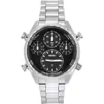 Seiko Prospex Speedtimer Chronograph Stainless Steel Black Dial Solar SFJ003P1 100M Men's Watch