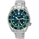 Seiko Prospex Sea Aqua Sumo GMT Green Dial Solar Diver's SFK003J1 200M Men's Watch