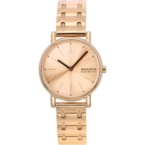 Skagen Signatur Lille Rose Gold Tone Stainless Steel Rose Gold Dial Quartz SKW3125 Women's Watch