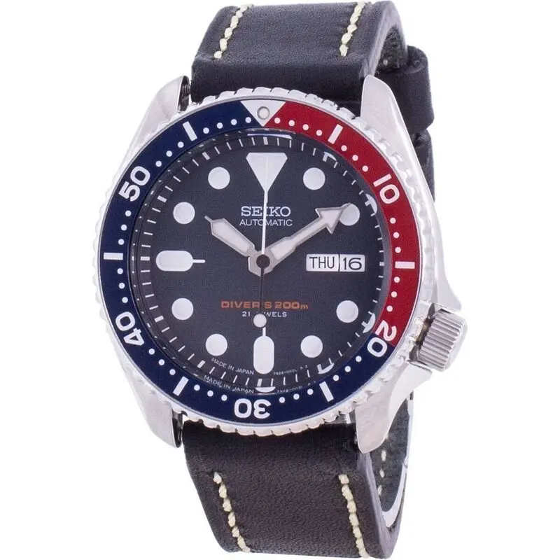 Seiko Automatic Diver's Black Dial Skx009j1-var-ls16 200m Men's Watch