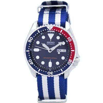 Seiko Automatic Diver's 200m Nato Strap Skx009k1-var-nato2 Men's Watch