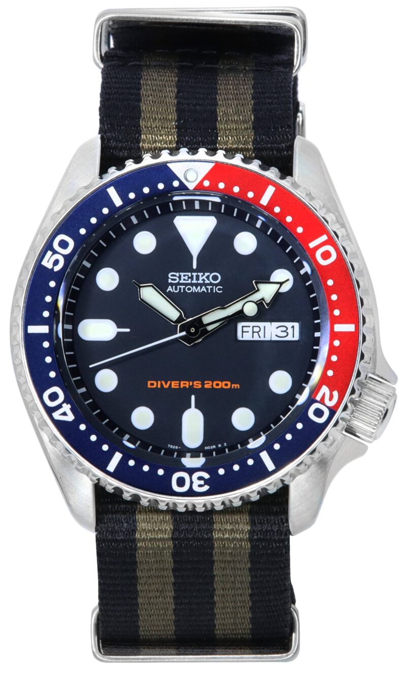 Seiko Blue Dial Automatic Diver's SKX009K1-var-NATO21 200M Men's Watch Seiko Blue Dial Automatic Diver's SKX009K1-var-NATO21 200M Men's Watch
