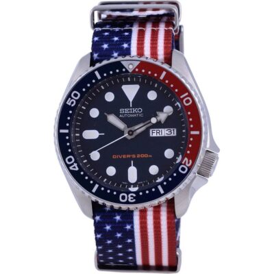 Seiko Automatic Diver's Polyester SKX009K1-var-NATO27 200M Men's Watch