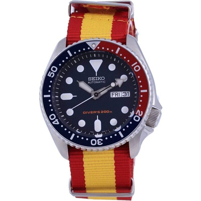 Seiko Automatic Diver's Polyester SKX009K1-var-NATO29 200M Men's Watch Seiko Automatic Diver's Polyester SKX009K1-var-NATO29 200M Men's Watch