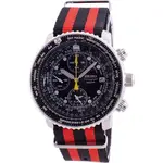 Seiko Pilot's Flight SNA411P1-VAR-NATO3 Quartz Chronograph 200M Men's Watch