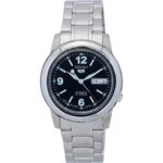 Seiko 5 Stainless Steel Black Dial Automatic SNKE63 SNKE63J1 SNKE63J Men's Watch