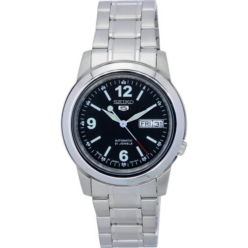 Seiko 5 Stainless Steel Black Dial Automatic SNKE63 SNKE63J1 SNKE63J Men's Watch Seiko 5 Stainless Steel Black Dial Automatic SNKE63 SNKE63J1 SNKE63J Men's Watch