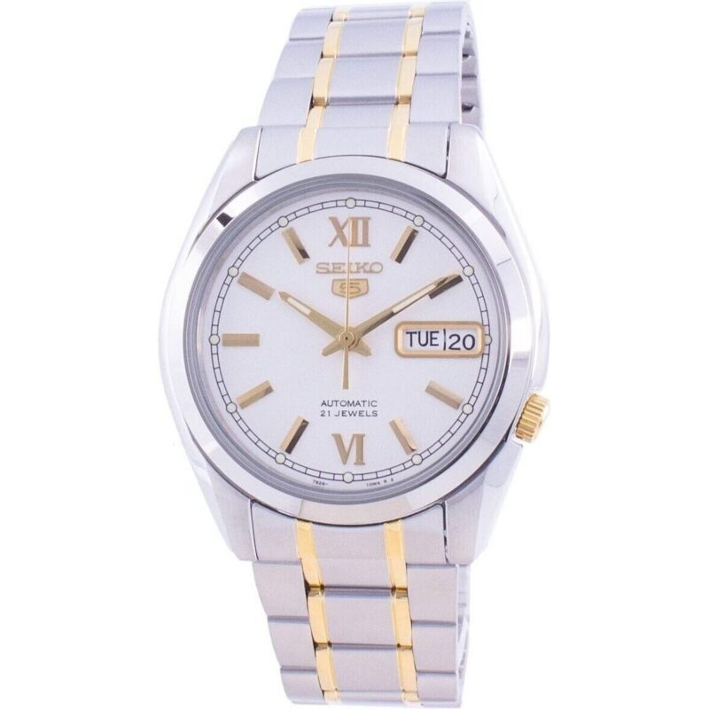 Seiko 5 Automatic White Dial SNKL57 SNKL57K1 SNKL57K Men's Watch