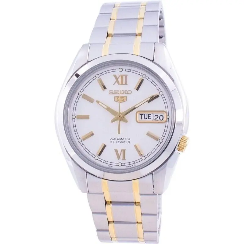 Seiko 5 Automatic White Dial SNKL57 SNKL57K1 SNKL57K Men's Watch