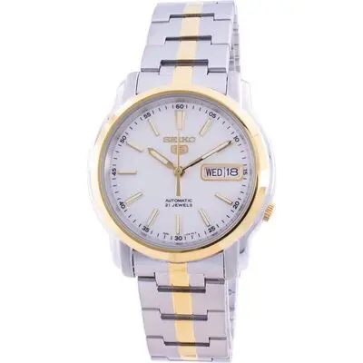 Seiko 5 Automatic White Dial SNKL84 SNKL84K1 SNKL84K Men's Watch