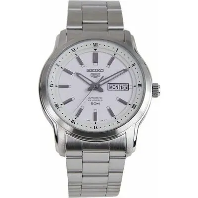 Seiko 5 Automatic White Dial SNKP09 SNKP09K1 SNKP09K Men's Watch