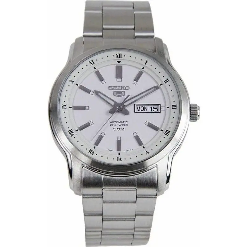 Seiko 5 Automatic White Dial SNKP09 SNKP09K1 SNKP09K Men's Watch
