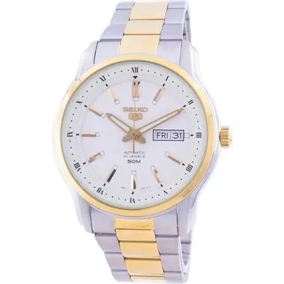 Seiko 5 Automatic White Dial SNKP14 SNKP14K1 SNKP14K Men's Watch