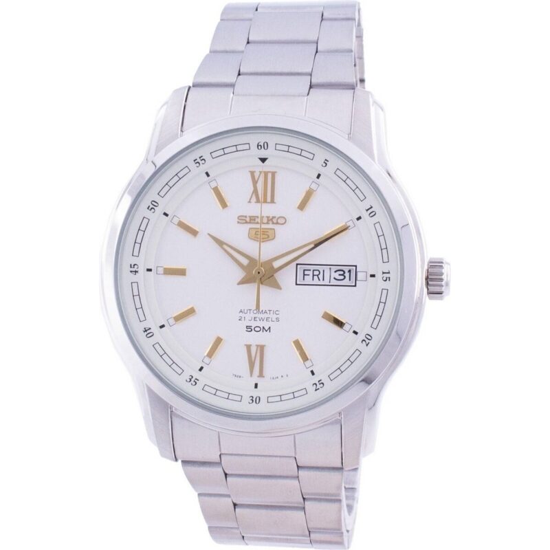 Seiko 5 Automatic White Dial SNKP15 SNKP15K1 SNKP15K Men's Watch