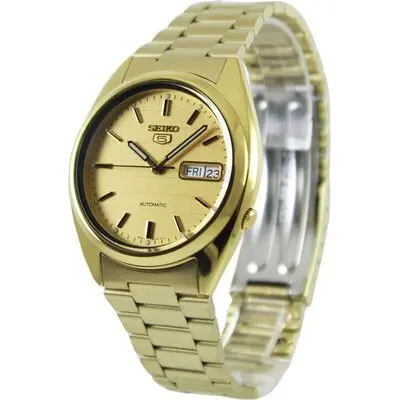 Seiko 5 Automatic Gold Dial SNXL72K1 SNXL72K Men's Watch