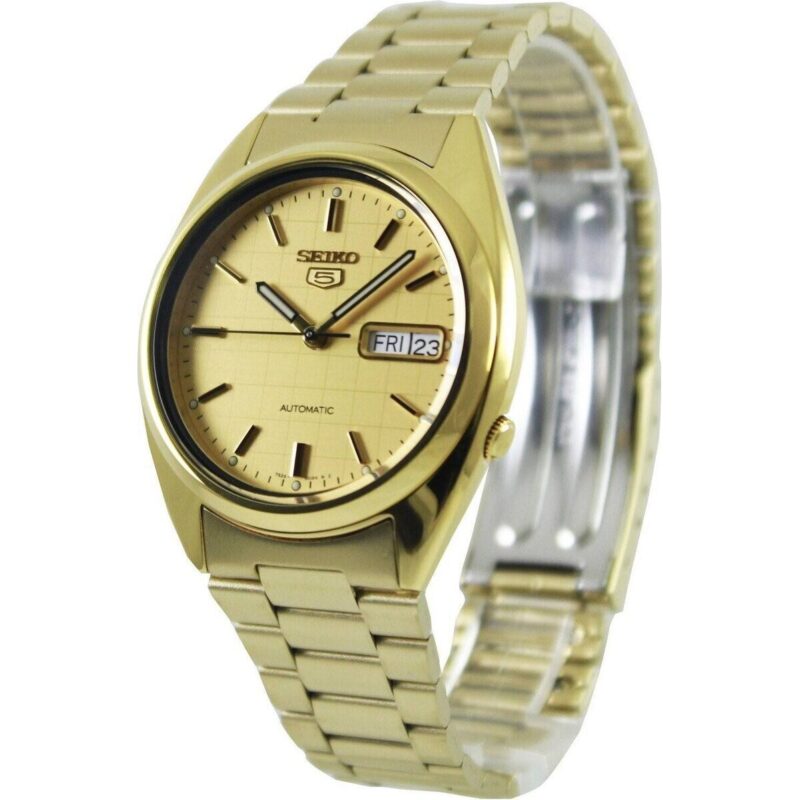 Seiko 5 Automatic Gold Dial SNXL72K1 SNXL72K Men's Watch