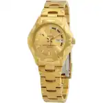 Seiko 5 Sports Gold Tone Stainless Steel Gold Dial 23 Jewels Automatic SNZ450J1 100M Men's Watch