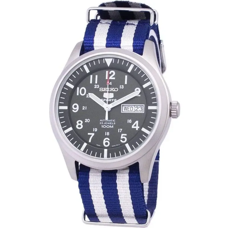 Seiko 5 Sports Automatic Nato Strap SNZG09K1-var-NATO2 Men's Watch