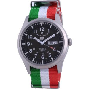 Seiko 5 Sports Military Automatic Polyester SNZG09K1-var-NATO23 100M Men's Watch
