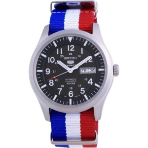 Seiko 5 Sports Military Automatic Polyester SNZG09K1-var-NATO25 100M Men's Watch