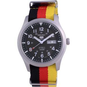 Seiko 5 Sports Military Automatic Polyester SNZG09K1-var-NATO26 100M Men's Watch