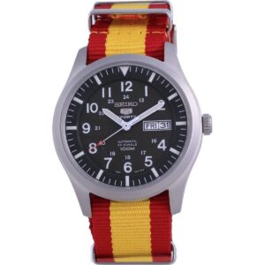 Seiko 5 Sports Military Automatic Polyester SNZG09K1-var-NATO29 100M Men's Watch