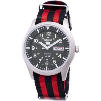 Seiko 5 Sports Automatic Nato Strap SNZG09K1-var-NATO3 Men's Watch