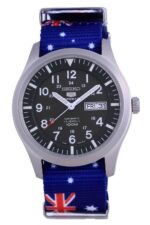 Seiko 5 Sports Military Automatic Polyester SNZG09K1-var-NATO30 100M Men's Watch