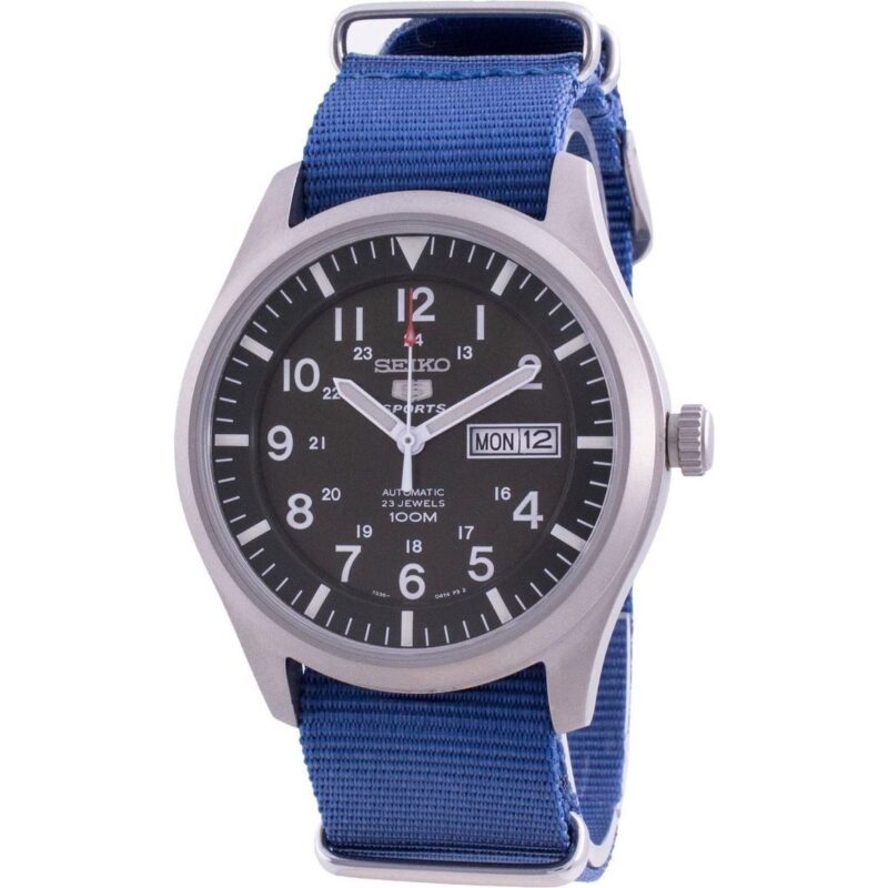 Seiko 5 Sports Military Automatic SNZG09K1-var-NATO8 100M Men's Watch