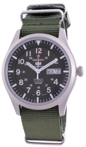Seiko 5 Sports Military Automatic SNZG09K1-var-NATO9 100M Men's Watch