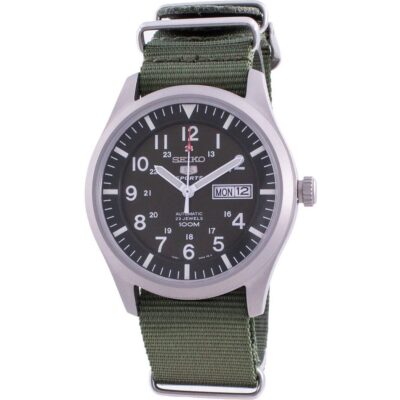 Seiko 5 Sports Military Automatic SNZG09K1-var-NATO9 100M Men's Watch