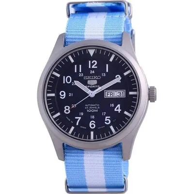 Seiko 5 Sports Automatic Polyester SNZG11J1-var-NATO24 100M Men's Watch