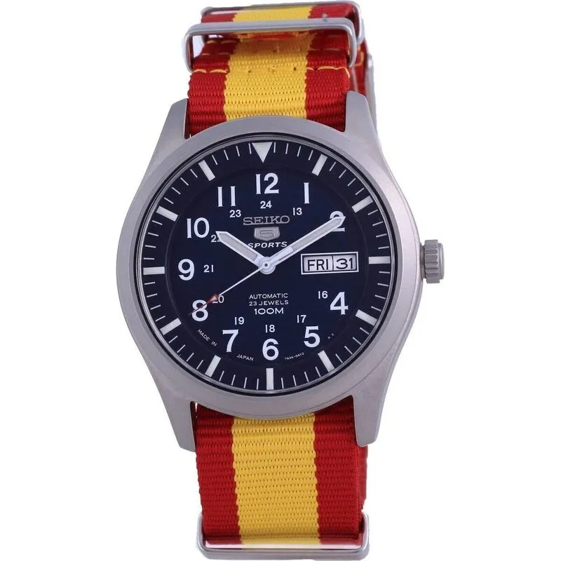 Seiko 5 Sports Automatic Polyester SNZG11J1-var-NATO29 100M Men's Watch